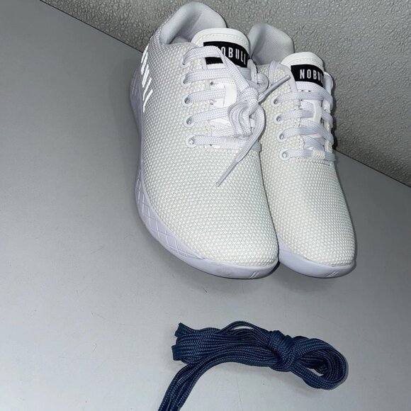 NEW NOBULL ST Trainer Low Unisex Training Shoes White Size M5.5 / W7 - Picture 1 of 9